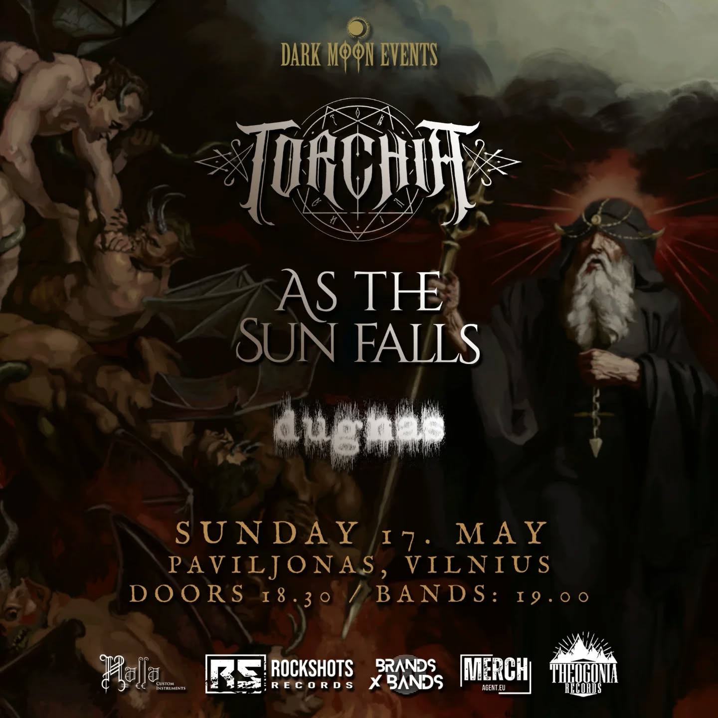Torchia + As The Sun Falls Vilnius